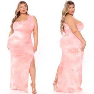 Fashion nova curve ribbed maxi dress 1x